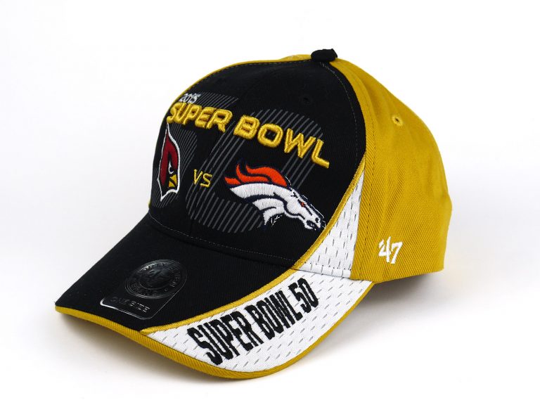 Cap 47 Brand Super Bowl 50 Yellow Black White
