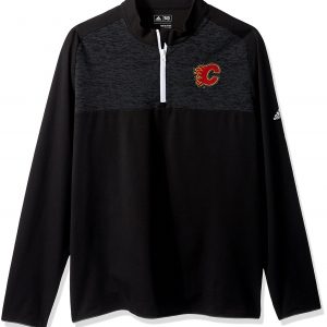 Adidas NHL Calgary Flames Climawarm Pullover 1/4 Zip