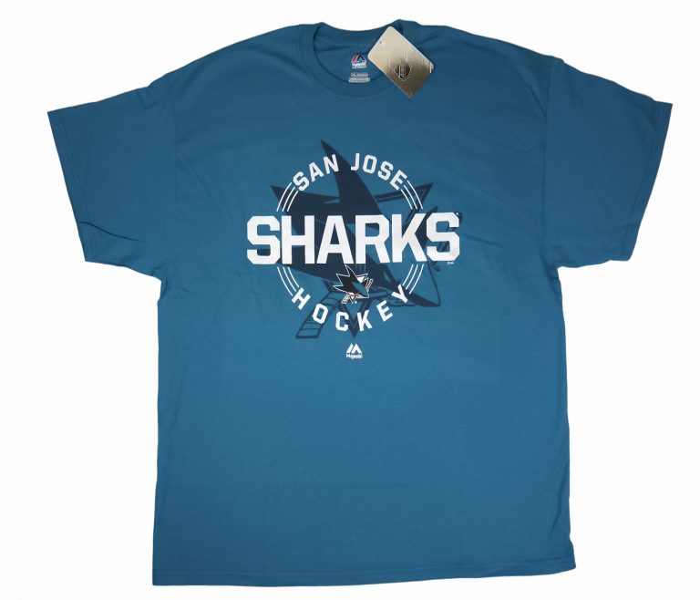 NHL San Jose Sharks Active Blue Tee