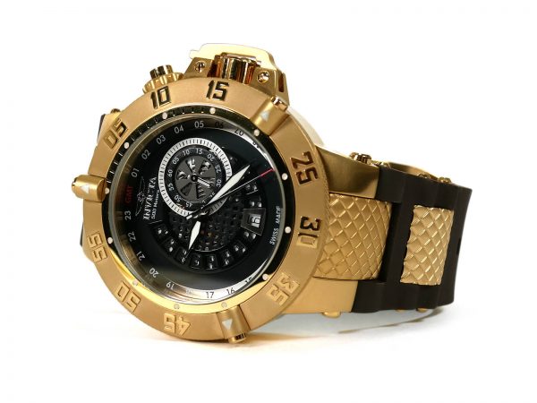 Invicta 6165 Noma III Subaqua Gold Plated GMT Swiss Made Watch