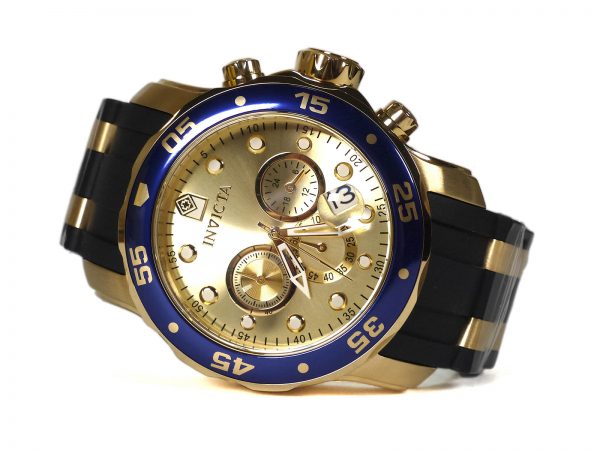 Invicta 17881 Pro Diver Chronograph Gold Tone Watch_01