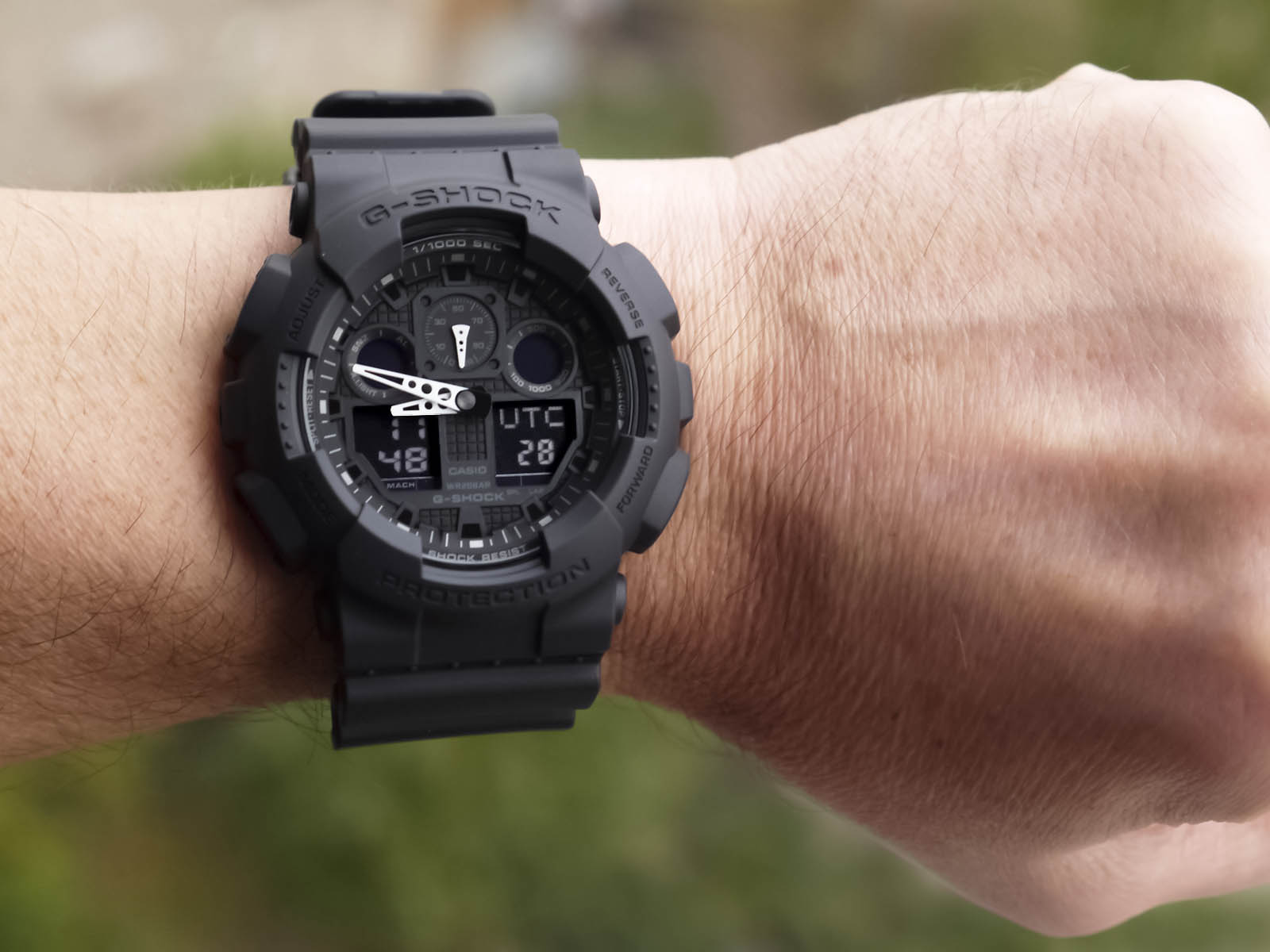 Natur champion Uplifted Casio GA-100-1A1 G-Shock Watch ⋆ High Quality Watch Gallery