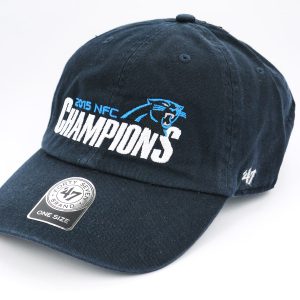 Cap 47 Brand NFL 2015 NFC Champions Carolina Panthers Black