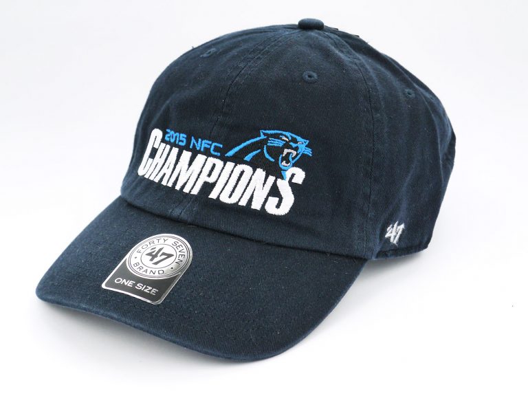 Cap 47 Brand NFL 2015 NFC Champions Carolina Panthers Black