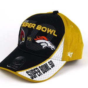 Cap 47 Brand Super Bowl 50 Yellow Black White