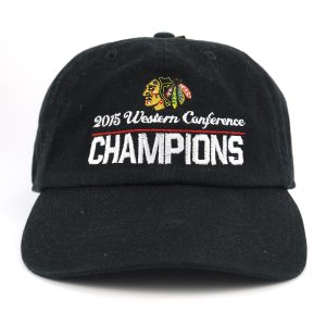 Cap 47 Brand NHL Chicago Blackhawks 2015 Western Conference Champion Black