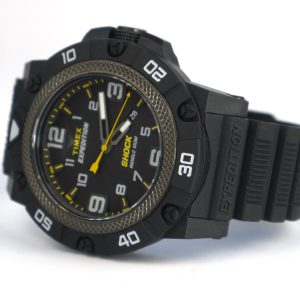 Timex Men's TW4B01000 Expedition Field Shock Black Resin Strap Watch