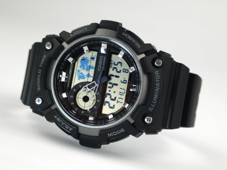 Casio AEQ-200W-1AV World Time Super Illuminator Watch