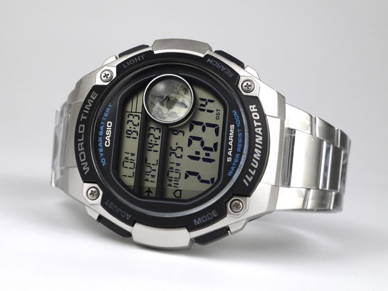 Casio AE-3000WD-1AV Three Time Zone Watch