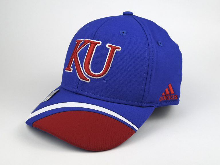 Cap Adidas NCAA 'KU' Kansas Jayhawks Blue Red