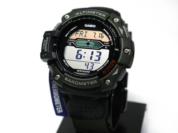 Casio SGW-300HB-3AV Barometer Thermometer Nylon Band Watch