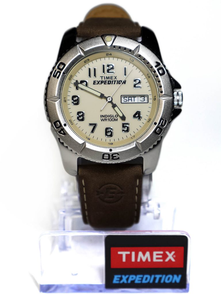 Timex T46681 Expedition Brown Leather Strap Watch ⋆ High Quality Watch Gallery