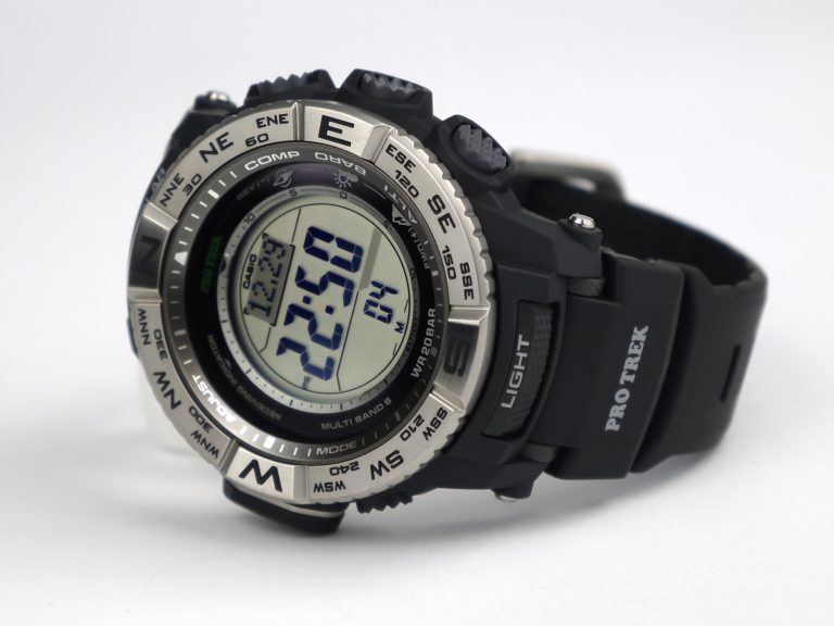 Casio PRW-3500-1CR Atomic Resin Compass Thermometer Barometer Watch