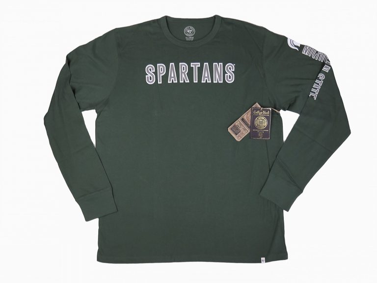 47 Brand Spartans Long Sleeve Tee Green