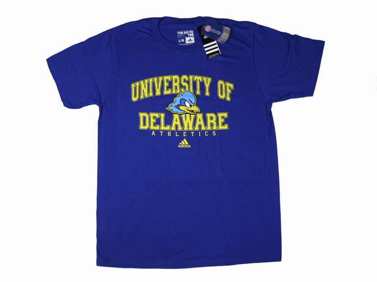 Adidas University of Delaware Blue Tee