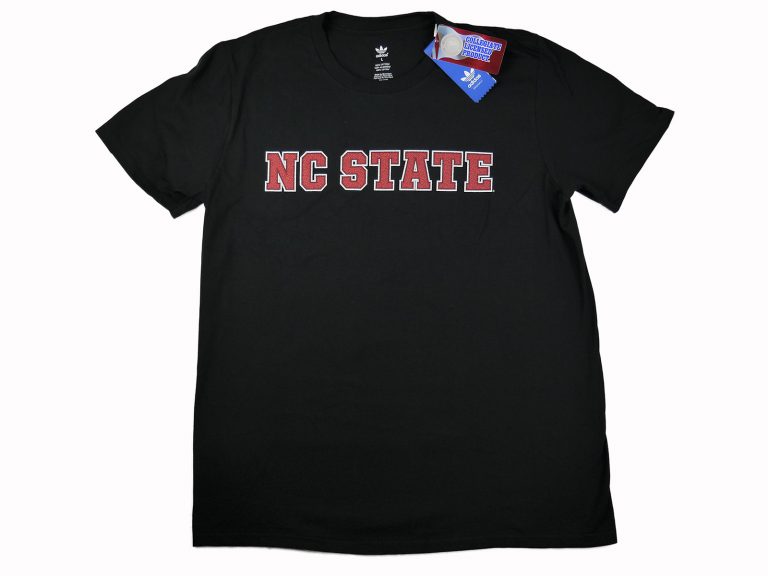 Adidas NCAA North Carolina State Wolfpack Chenillenaire Originals Go-To Short Sleeve Tee