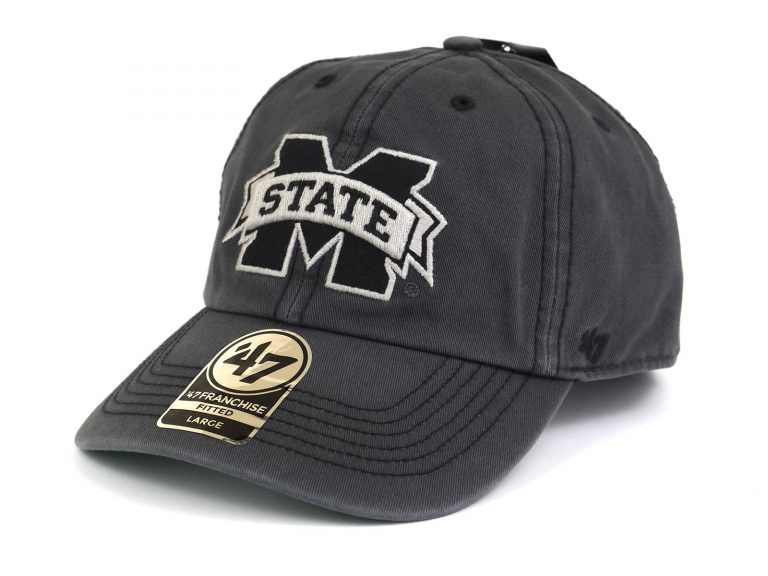 Cap 47 Brand NCAA Mississippi State Bulldogs Charcoal