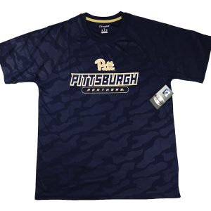 Champion NCAA Pittsburgh Panthers Impact Embossed T-Shirt Navy