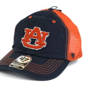 Cap 47 Brand NCAA Auburn Tigers Navy Orange Mesh