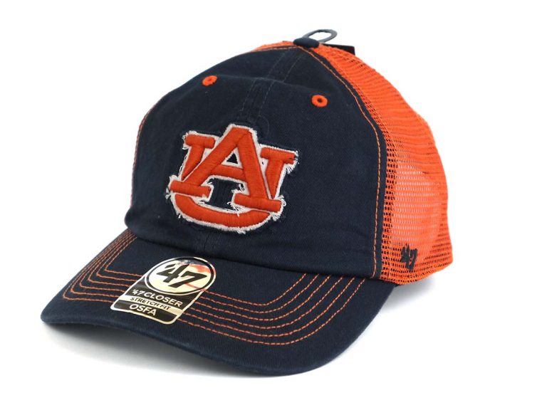 Cap 47 Brand NCAA Auburn Tigers Navy Orange Mesh