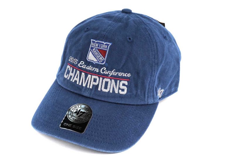 Cap 47 Brand NY Rangers 2015 Eastern Conference Champion Blue