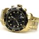 Invicta 0072 Pro Diver Collection Chronograph 18k Gold-Plated Watch