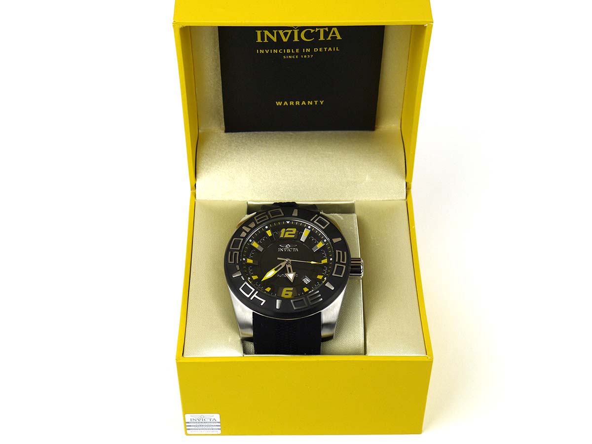 Invicta 23529 Aviator Automatic Stainless Steel and Silicone Casual Watch
