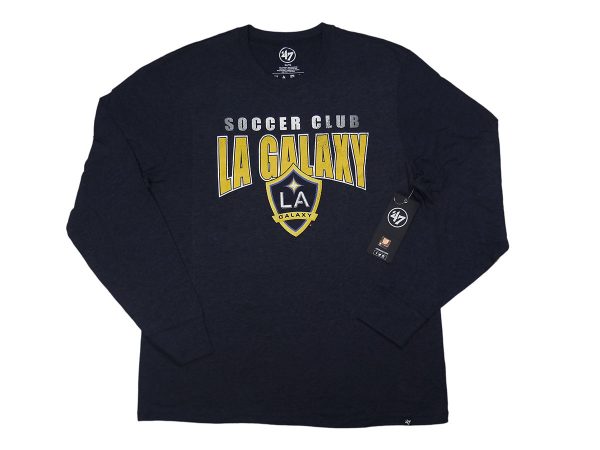 47 Brand MLS Los Angeles Galaxy Knockaround Club Long Sleeve Tee Navy