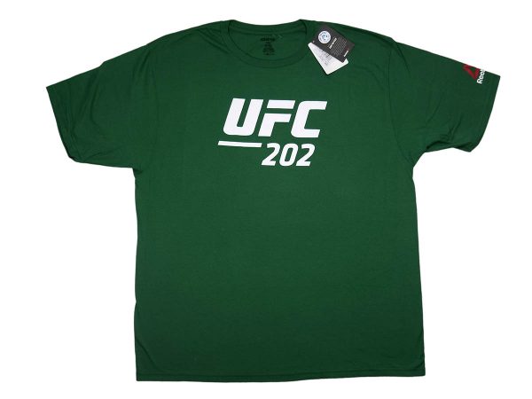 Reebok UFC 202 Logo Tee Green
