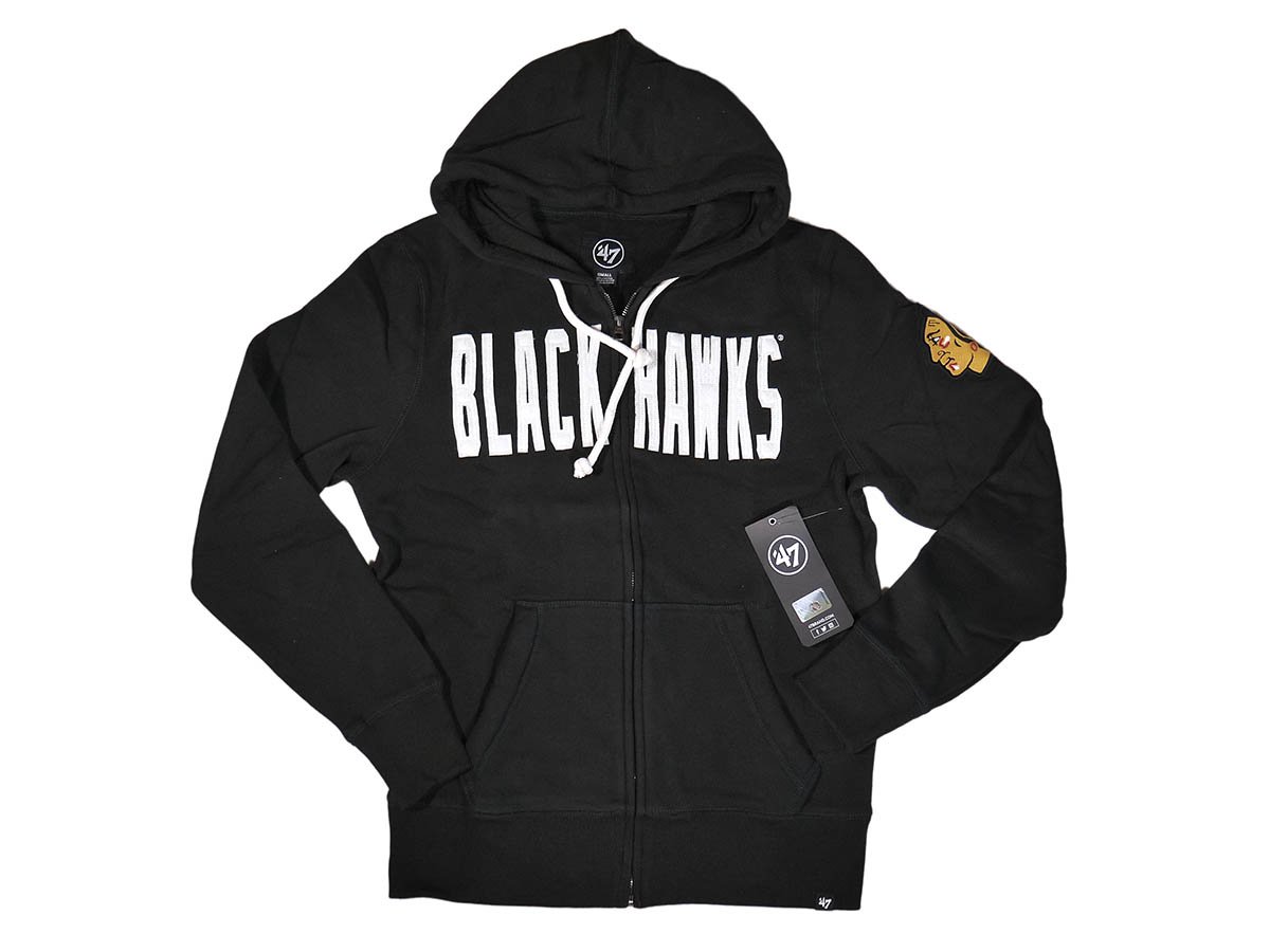 blackhawks cross check hoodie