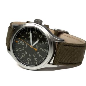 Timex Tw2R46300 Allied 40 Green Nylon Strap Watch