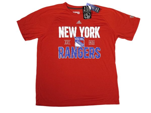 Adidas NHL New York Rangers Tee Red
