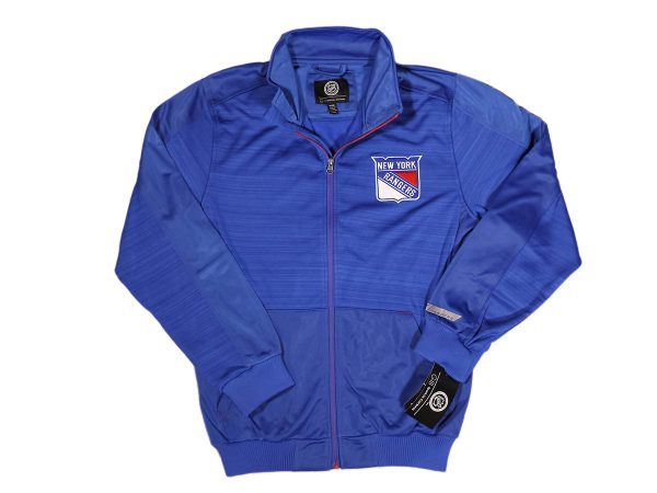 G-III NHL New York Rangers Full Zip Track Jacket Blue