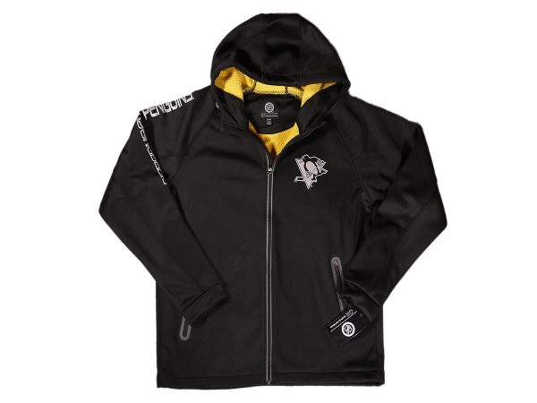 G-III NHL Pittsburgh Penguins Full Zip Hooded Jacket Black