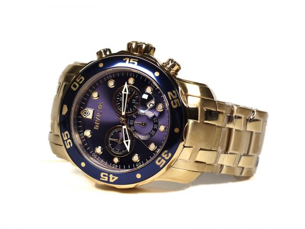 Invicta 0073 Pro Diver Collection Master of the Oceans 18k Gold