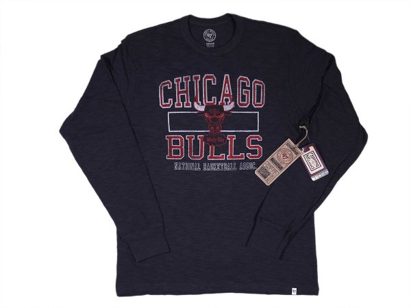 47 Brand Chicago Bulls Long Sleeve Scrum Tee