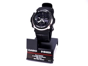 Casio G 300 3av G Shock Black Resin Sport Watch 02