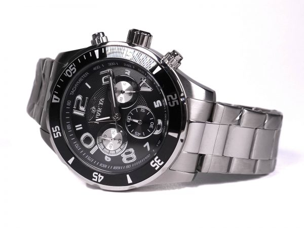 Invicta 12910 Pro Diver Stainless Steel Black Dial Watch