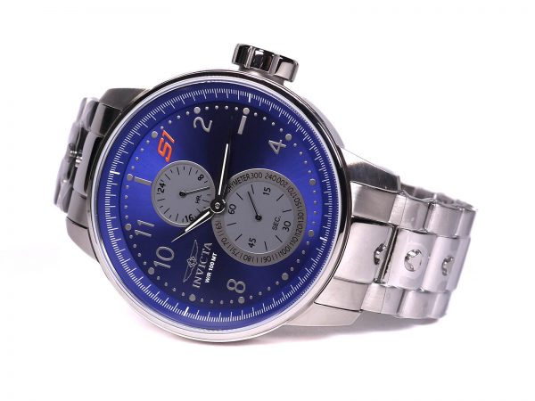 Invicta 23062 S1 Rally Quartz Stainless Steel Blue Dial Watch