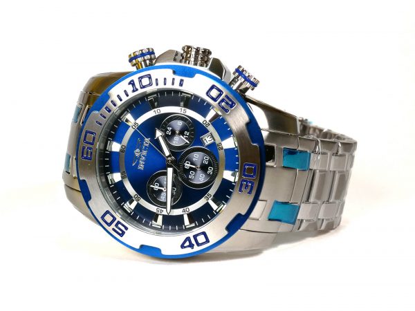 Invicta 22319 Pro Diver Quartz Stainless Steel Blue Dial Watch
