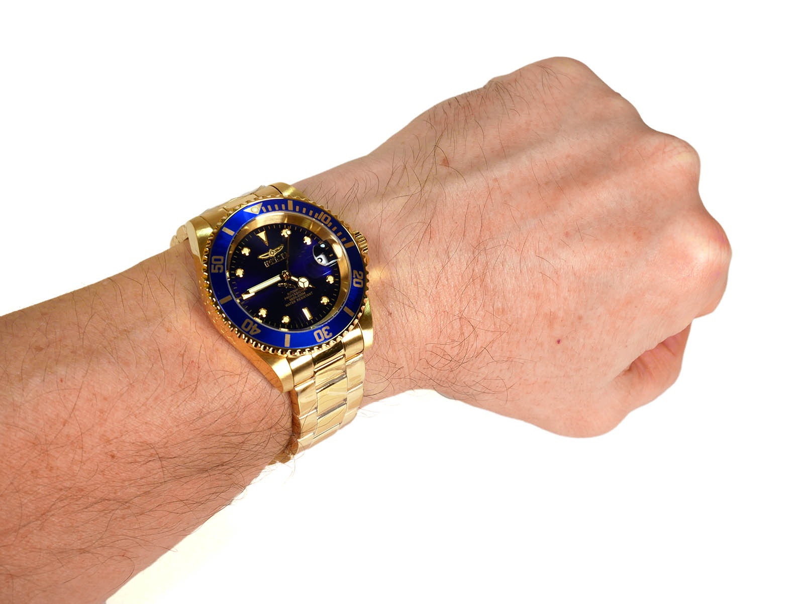 Pro Diver Automatic Gold-Tone Blue Dial Watch_06