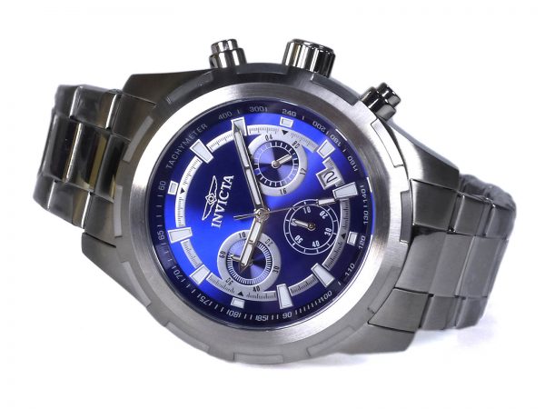 Invicta 1560 II Collection Blue Dial Chronograph Watch