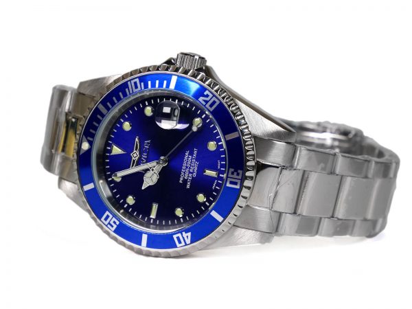 Invicta 9204OB Pro Diver Blue Dial Quartz Silver Watch