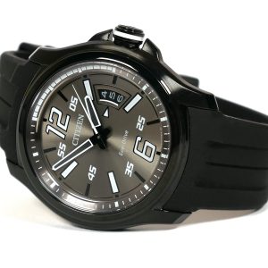 Citizen AW1354-15H Eco-Drive Black Case Resin Band Watch