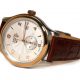 Wenger 79313C Swiss Made Silver Dial Brown Leather Strap Mens Watch