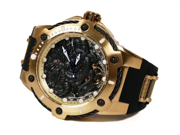 Invicta 26315 Bolt Mechanical 3 Hand Gold Watch