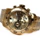 Invicta 0074 Pro Diver Analog Japanese Quartz 18k Gold-Plated Stainless Steel Watch