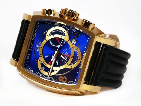 Invicta 27951 S1 Rally Blue Dial Gold Tone Watch