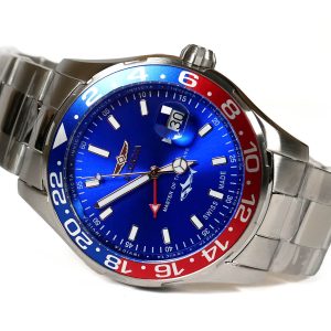 Invicta 25820 Swiss Made Ronda Movement GMT Pepsi Watch